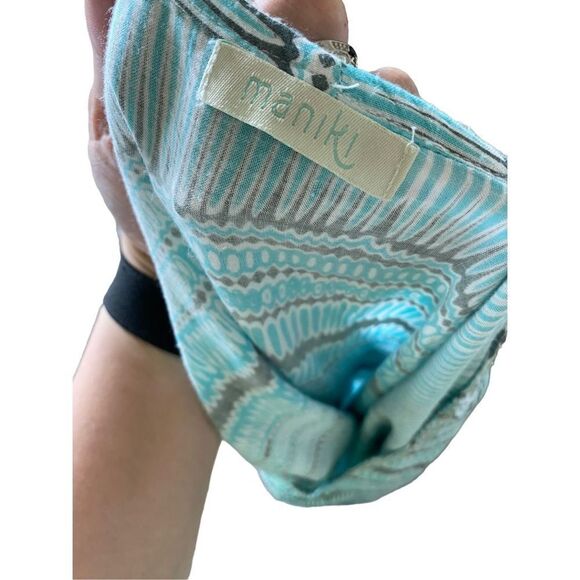 Maniki Batwing Swim Cover Dress Blue And White - Picture 4 of 12